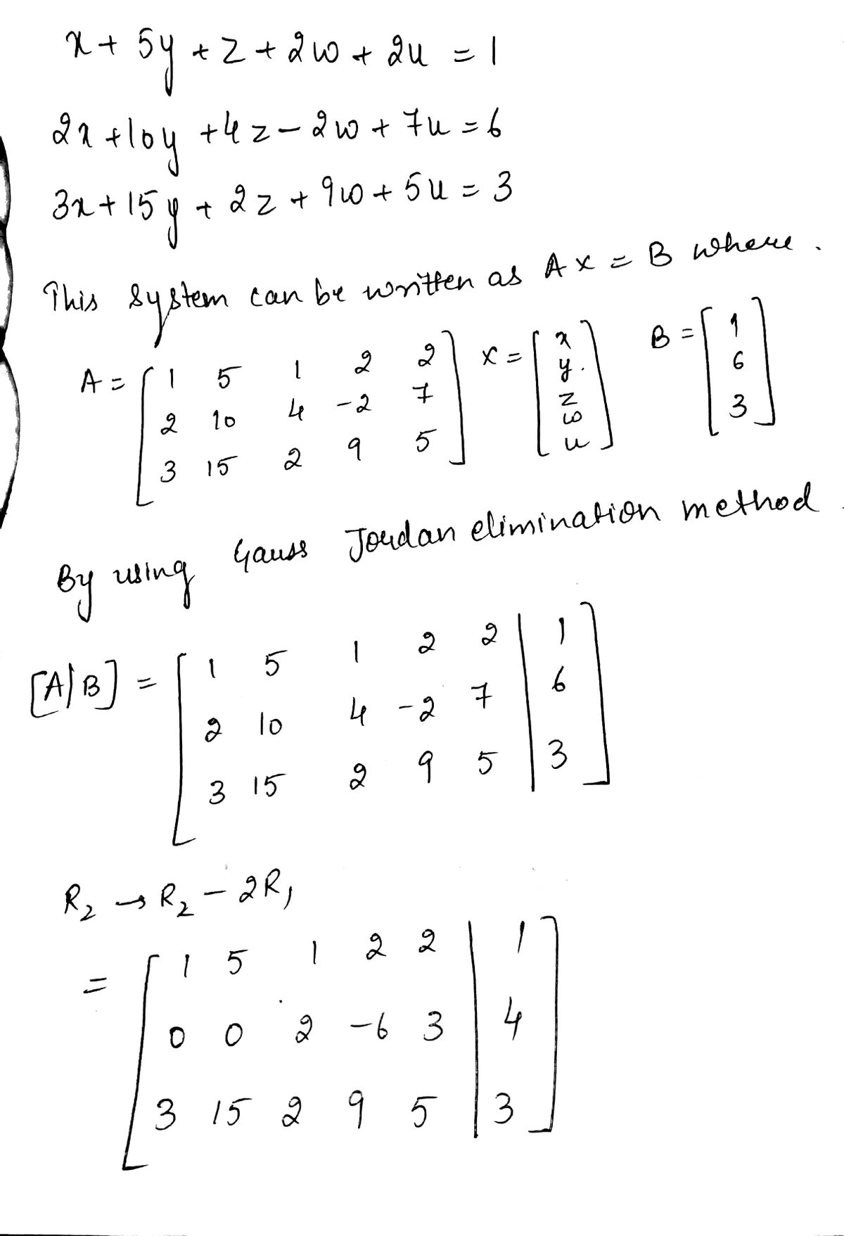 Algebra homework question answer, step 1, image 1